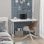 Homcom Mesa De Escritorio Moderna Con Marco De Acero 120x60x76 Cm Blanco