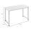 Homcom Mesa De Escritorio Moderna Con Marco De Acero 120x60x76 Cm Blanco