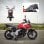 Aiyaplay Honda Moto Eléctrica para Niños de +3 Años Rojo