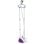 Homcom Plancha Vertical con Temperatura Ajustable en 11 Niveles 2L 1950W Morado