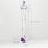 Homcom Plancha Vertical con Temperatura Ajustable en 11 Niveles 2L 1950W Morado
