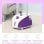 Homcom Plancha Vertical con Temperatura Ajustable en 11 Niveles 2L 1950W Morado