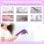 Homcom Plancha Vertical con Temperatura Ajustable en 11 Niveles 2L 1950W Morado