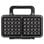 Mpm Mop-43m 3-in-1 Sandwichmaker, Waffeleisen/Grill/Eisen, 1000 W, schwarz