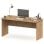 Briebe Bri-14117 Mesa de Oficina 76x155x68cm Zenith Roble Gold