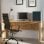 Briebe Bri-14117 Mesa de Oficina 76x155x68cm Zenith Roble Gold