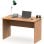 Briebe Bri-14079 Mesa de Oficina 76x120x68cm Zenith Roble Gold