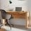 Briebe Bri-14079 Mesa de Oficina 76x120x68cm Zenith Roble Gold