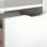 Briebe Bri-1005 Bureau d'ordinateur avec tiroirs 76x115x50cm Blanc