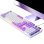 Kinsi K500 Teclado USB RGB Gaming Morado Qwerty USA