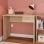 Briebe Bri-3841 Mesa de Ordenador 1 Cajón 75x90x50cm Nova Roble Cambrian