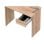Briebe Bri-3841 Mesa de Ordenador 1 Cajón 75x90x50cm Nova Roble Cambrian