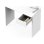 Briebe Bri-3541 Mesa de Ordenador 1Cajón 5x90x50cm Nova Blanco