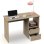 Briebe bri-6005 Mesa de Ordenador 2 Cajones 76x115x50cm + Estantería prakt Roble