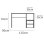 Briebe bri-6005 Mesa de Ordenador 2 Cajones 76x115x50cm + Estantería prakt Roble