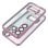 Cool Funda Bumper con Borde Metalizado Rosa para Xiaomi Redmi 13C/13C 5G/POCO C65