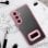 Cool Funda Bumper con Borde Metalizado Rosa para Xiaomi Redmi 13C/13C 5G/POCO C65