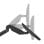 Aisens Soporte de Pared Pro Contrapeso Giratorio e Inclinable para Monitor/TV 2 Brazos 9Kg 17-32" Negro