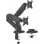 Aisens Soporte de Mesa Pro Giratorio e Inclinable para Monitor/TV 9Kg de 17" a 32" Negro