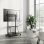 AISENS ECO pied au sol avec roulettes, plateau DVD pour moniteur/TV 150Kg de 37-100, Noir