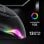 Tempest Phantom Strike Black Edition Mouse da gioco 12.800 DPI Nero