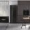 Haier 3D 70 Series 7 HTW7720DNGB Frigorífico Combi D Cristal Negro