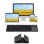 Kinsi B03 Teclado Bluetooth Tríptico Plegable Delgado Negro Qwerty USA