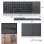 Kinsi B03 Teclado Bluetooth Tríptico Plegable Delgado Negro Qwerty USA