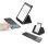 Kinsi B03 Teclado Bluetooth Tríptico Plegable Delgado Negro Qwerty USA