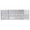 Kinsi B03 Teclado Bluetooth Tríptico Plegable Delgado Plata Qwerty USA