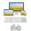 Kinsi B03 Teclado Bluetooth Tríptico Plegable Delgado Plata Qwerty USA