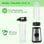 Aigostar Batidora de Vaso 600W 800ml con 4 Cuchillas Acero Inoxidable