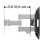 Hama 00220822 Supporto TV da parete girevole e inclinabile per TV da 19-48" fino a 20 kg Nero