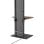 Kimex Supporto da Pavimento a Soffitto con Altezza Regolabile 200-260 Cm per Schermi 32-65" Max 40Kg