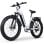 Shengmilo MX06 Bicicleta Eléctrica para Mujer 500W 48V/17.5Ah Autonomía 60Km Fat Wheel 20"x3" Blanca