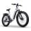 Shengmilo MX06 Bicicleta Eléctrica para Mujer 500W 26" con Batería Samsung 48V/17.5Ah 80Nm Blanca
