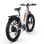 Shengmilo MX06 Bicicleta de Montaña Eléctrica 26" 500W 48V 840Wh Blanca