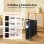 Aigostar Radiador de Aceite de 13 Elementos 2500W con Pantalla de Control LED Negro