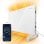 Aigostar Radiador Electrico de Bajo Consumo 3 Modos Conexión Wi-Fi 2000W Blanco