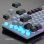 Kinsi K10 Teclado Gaming de 87 Teclas con Luz RGB Negro Qwerty USA