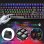 Kinsi K550 Teclado de 87 Teclas Flotantes con Iluminación Ajustable Blanco Qwerty USA