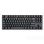 Kinsi K550 Teclado de 87 Teclas Flotantes con Iluminación Ajustable Blanco Qwerty USA