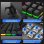 Kinsi K550 Teclado de 87 Teclas Flotantes con Iluminación Ajustable Negro Qwerty USA