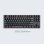 Kinsi K550 Teclado de 87 Teclas Flotantes con Iluminación Ajustable Negro Qwerty USA