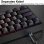 Kinsi K620 Teclado Mecánico con Iluminación RGB Negro Qwerty USA