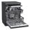 LG DF365FMS.ABMQEES Lavavajillas Capacidad 14 Cubiertos B Negro