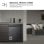 LG DF365FMS.ABMQEES Lavavajillas Capacidad 14 Cubiertos B Negro