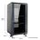 Aiten Data Armario Rack de Suelo 19" 22U 600x800x1166mm Montado con Accesorios Negro