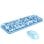 Kinsi Sweet Teclado Inalámbrico 104 Teclas con Botones Redondos más Ratón Incluido Azul Qwerty USA