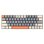 Kinsi T30 Teclado Mecánico Gaming con 63 Teclas y Luces RGB Ajustable Gris Qwerty USA